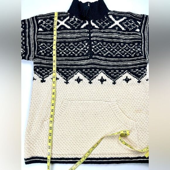 Vintage Lauren Ralph Lauren 100% Wool 1/4 Zip Pullover Sweater - Picture 7 of 10